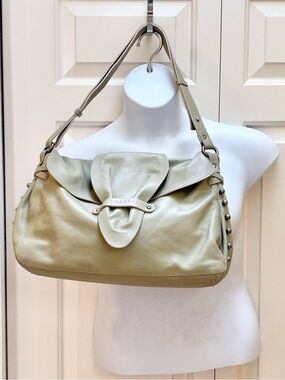Lamarthe leather slouchy shoulder bag